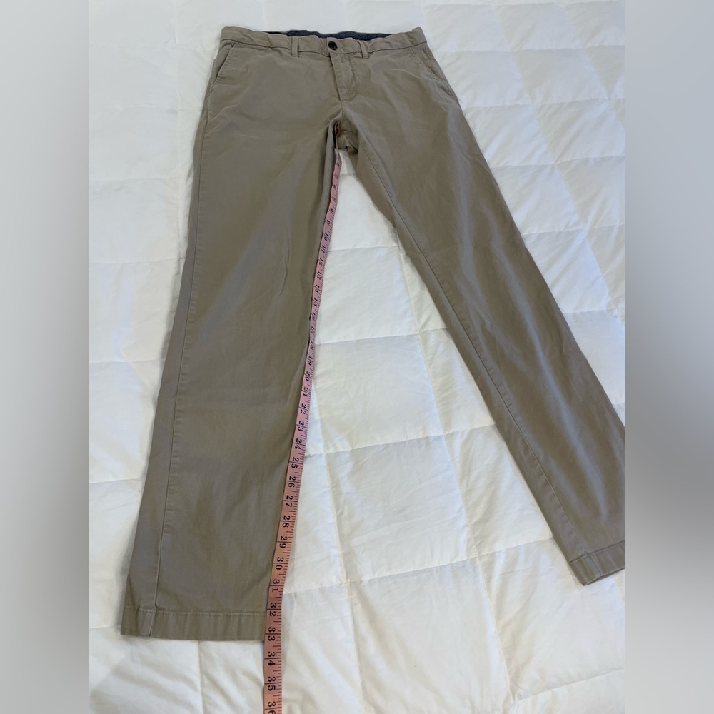 Men’s 1901 34/34 Basic Khaki Pants with Stretch. Slim/Skinny Type Fit - Picture 4 of 10